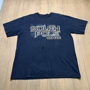 Vintage South Pole Authentic Collection graphic t-shirt Sz XL Y2K Distress